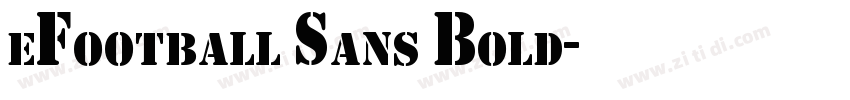 eFootball Sans Bold字体转换